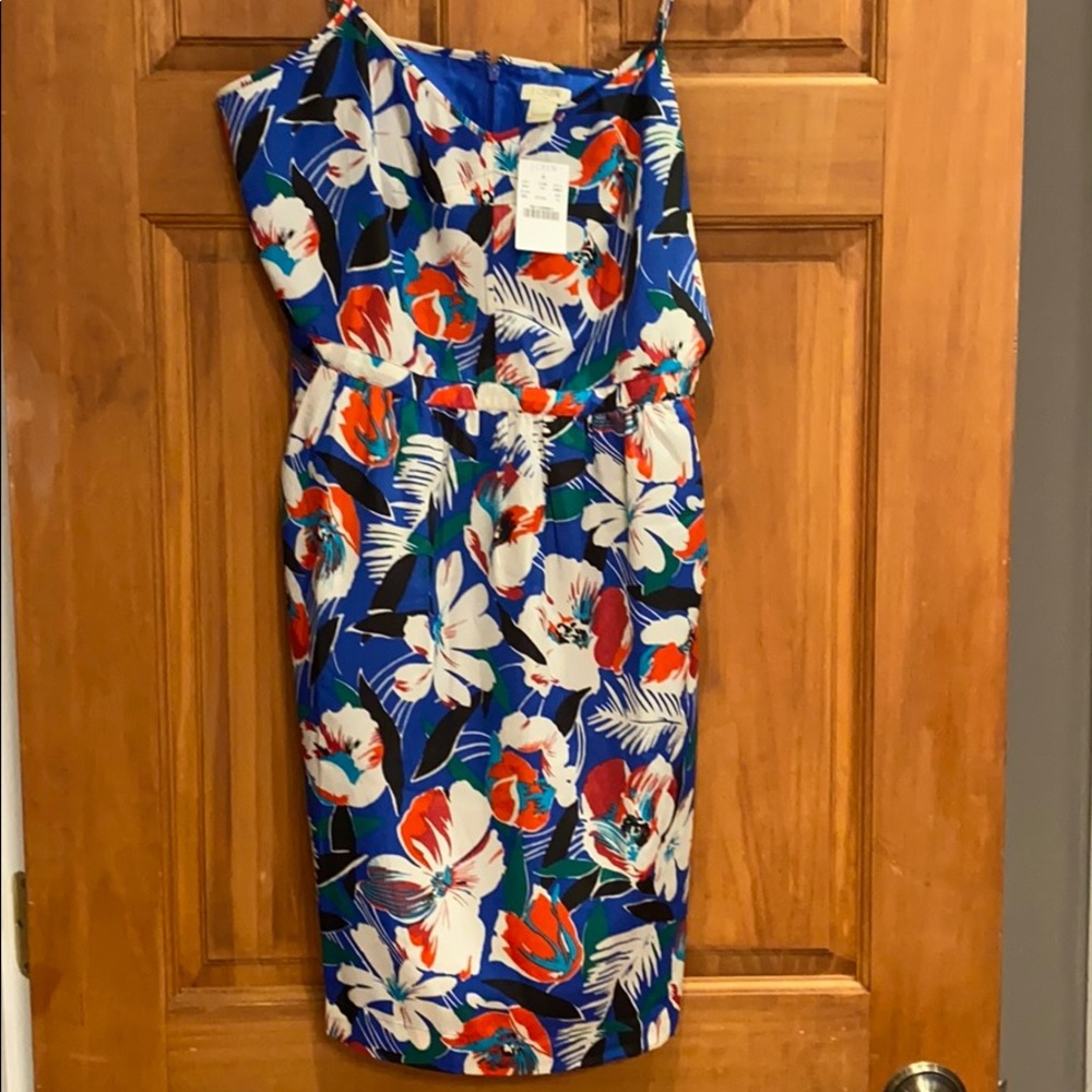 J crew factory floral dress new with tags